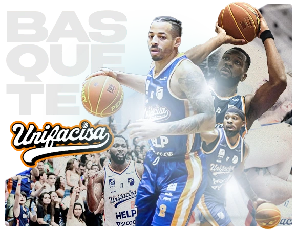 imagem conceitual da equipe do Basquete Unifacisa